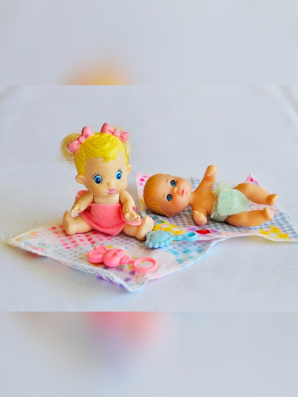 Vintage Mini Baby Doll Lot – Tiny Dolls with Retro Nursery👶🧸💕